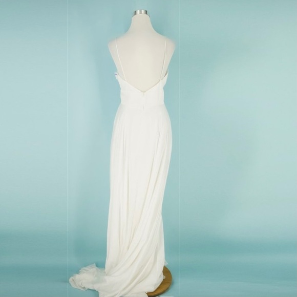 Joanna August 8 White Joplin Button Front Dress - Picture 11 of 12